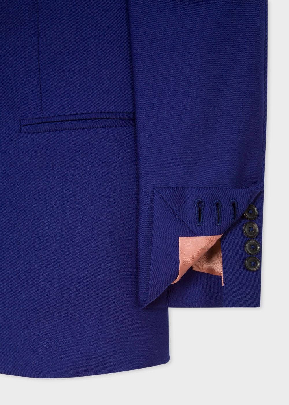 Paul Smith A Suit To Travel In - Womens's Indigo Two-Button Wool Blazer