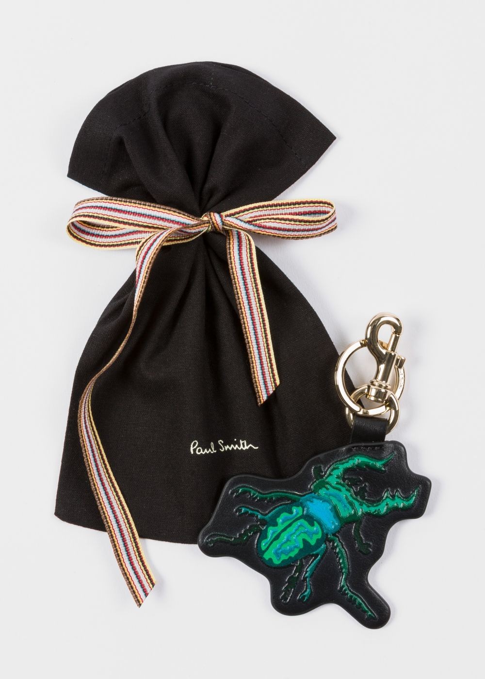 Paul Smith 'dreamer Beetle' Leather Keyring Accessories Men
