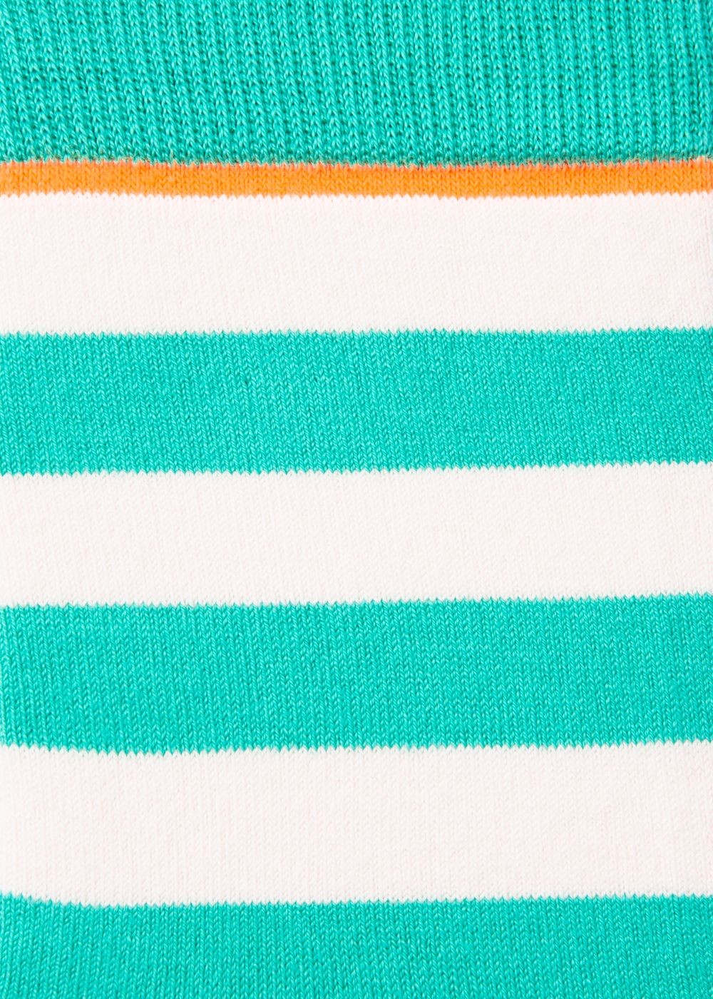 Paul Smith Women's Turquoise And Ecru Stripe Socks
