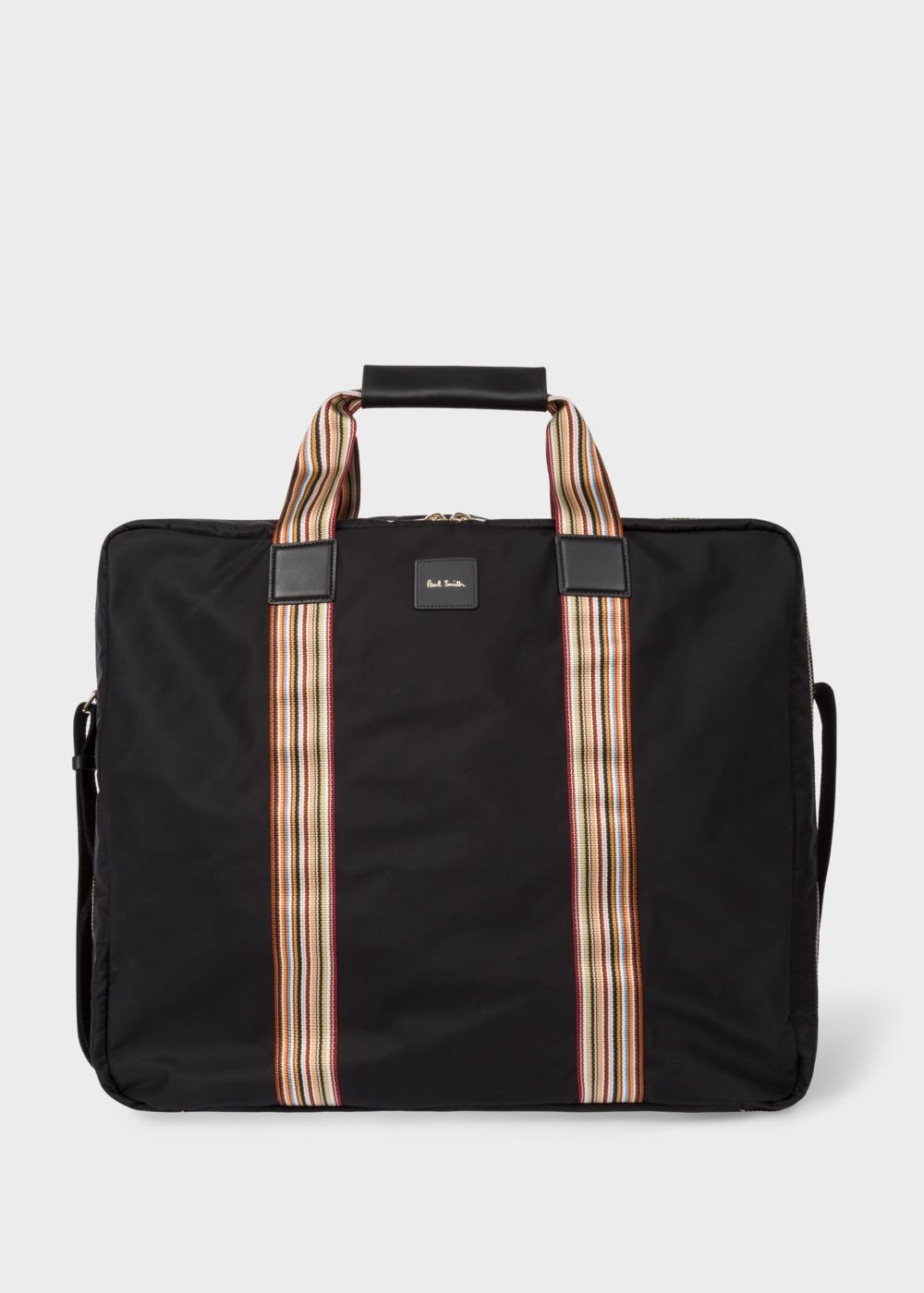 Paul Smith Mens's Black Signature Stripe Suit Carrier