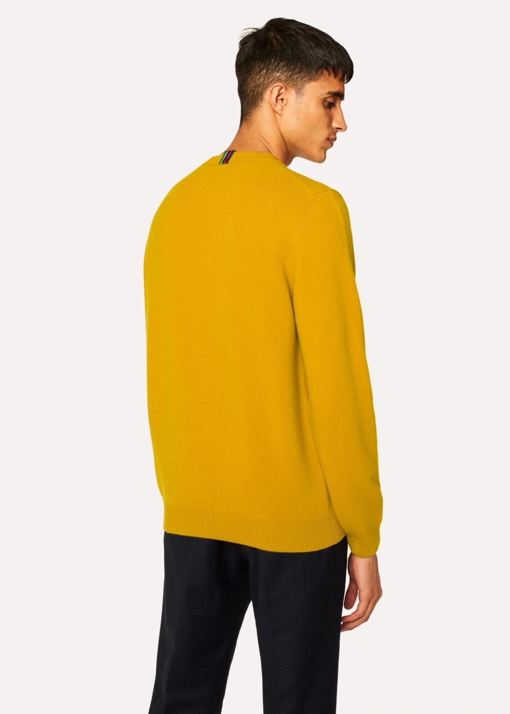 Paul Smith Men's Ochre Lambswool Sweater