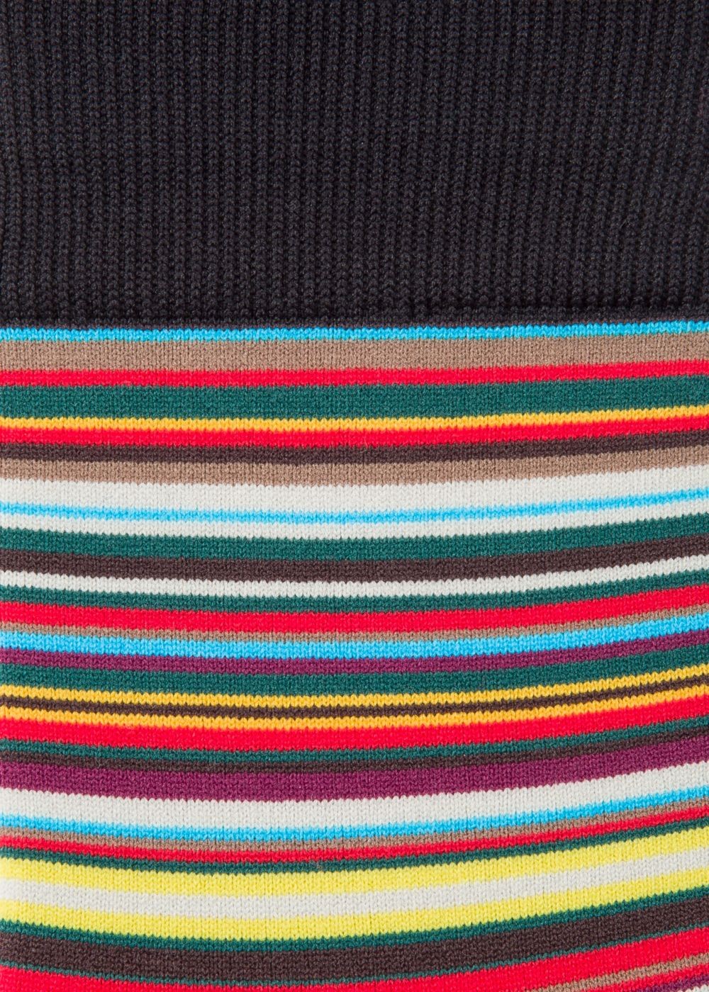 Paul Smith Men'S Multi-Coloured 'signature Stripe' Cycling Socks