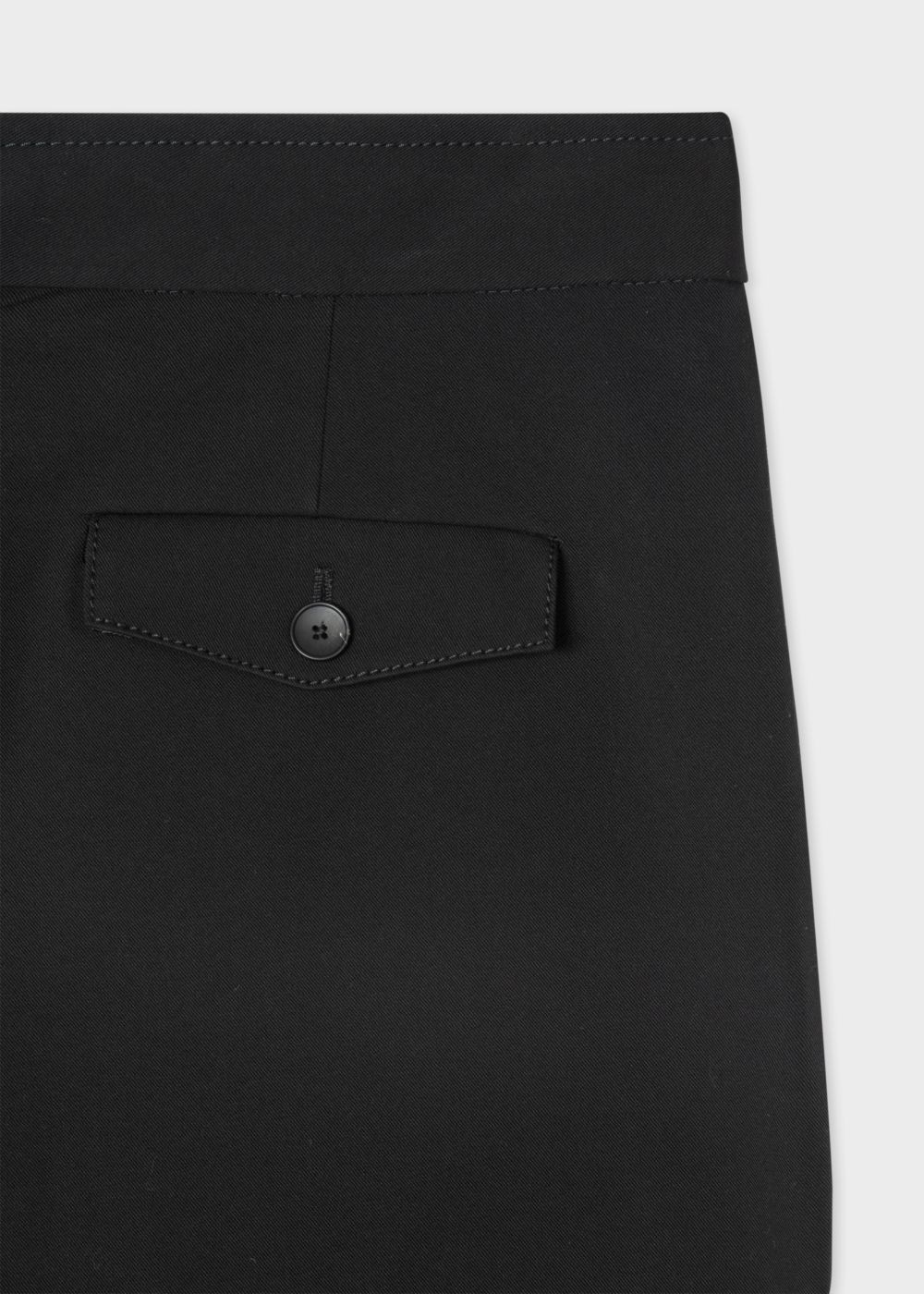 Paul Smith Women's Black Flare Cropped Trousers Clothing