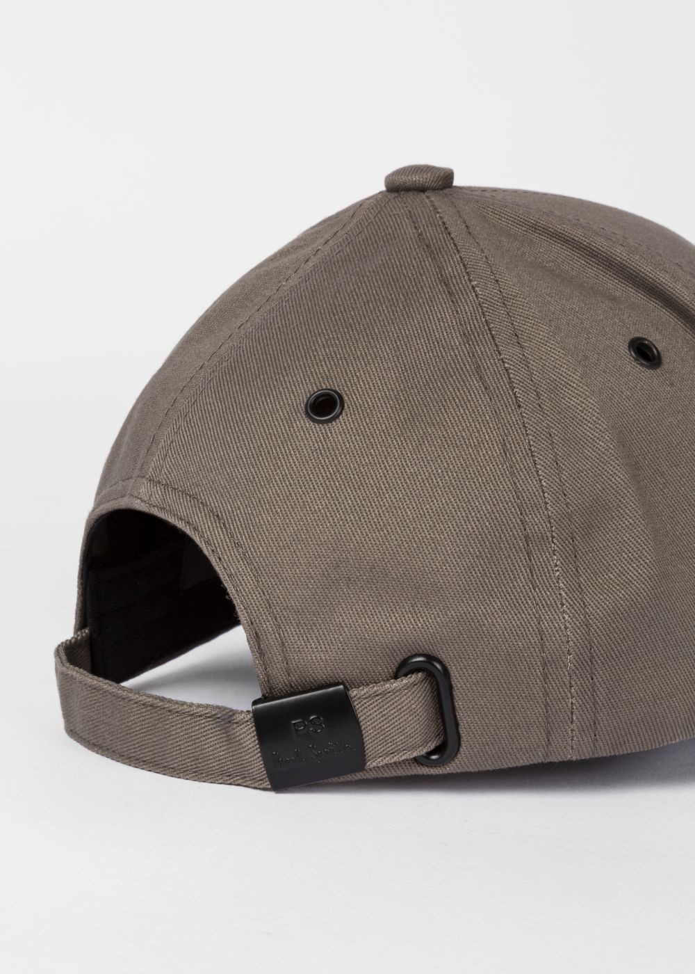 Paul Smith Men's Grey Cotton Zebra Logo Baseball Caps