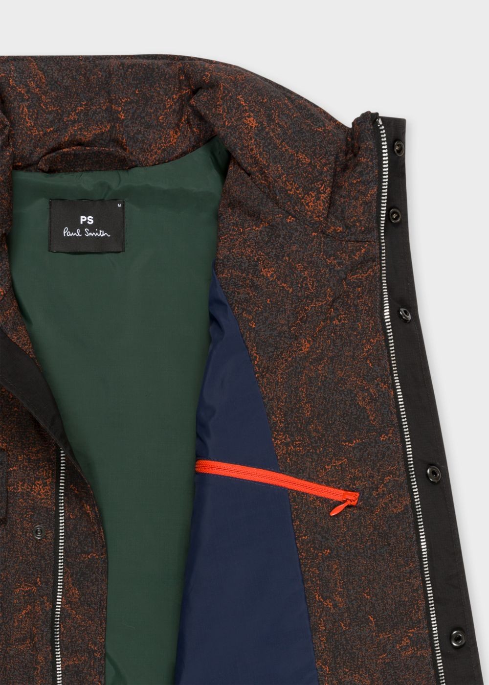 Paul Smith Men's 'painted Scribble' Print Cotton-Blend Field Coats
