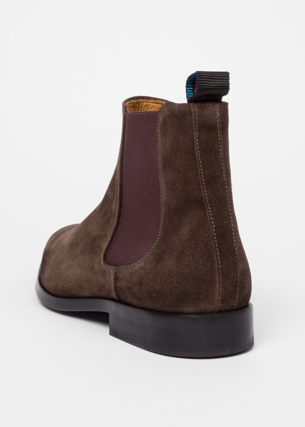 Paul Smith Men's Dark Brown Suede 'gerald' Chelsea Boots