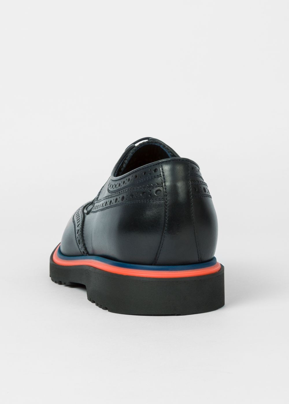Paul Smith Men's Dark Navy Leather 'crispin' Brogues Trainers