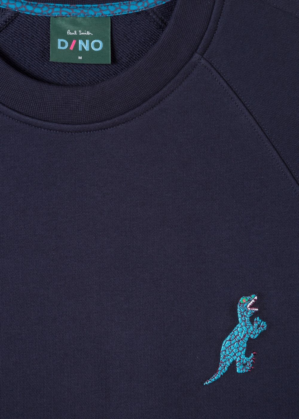 Paul Smith Men's Navy Cotton Embroidered 'dino' Sweatshirt