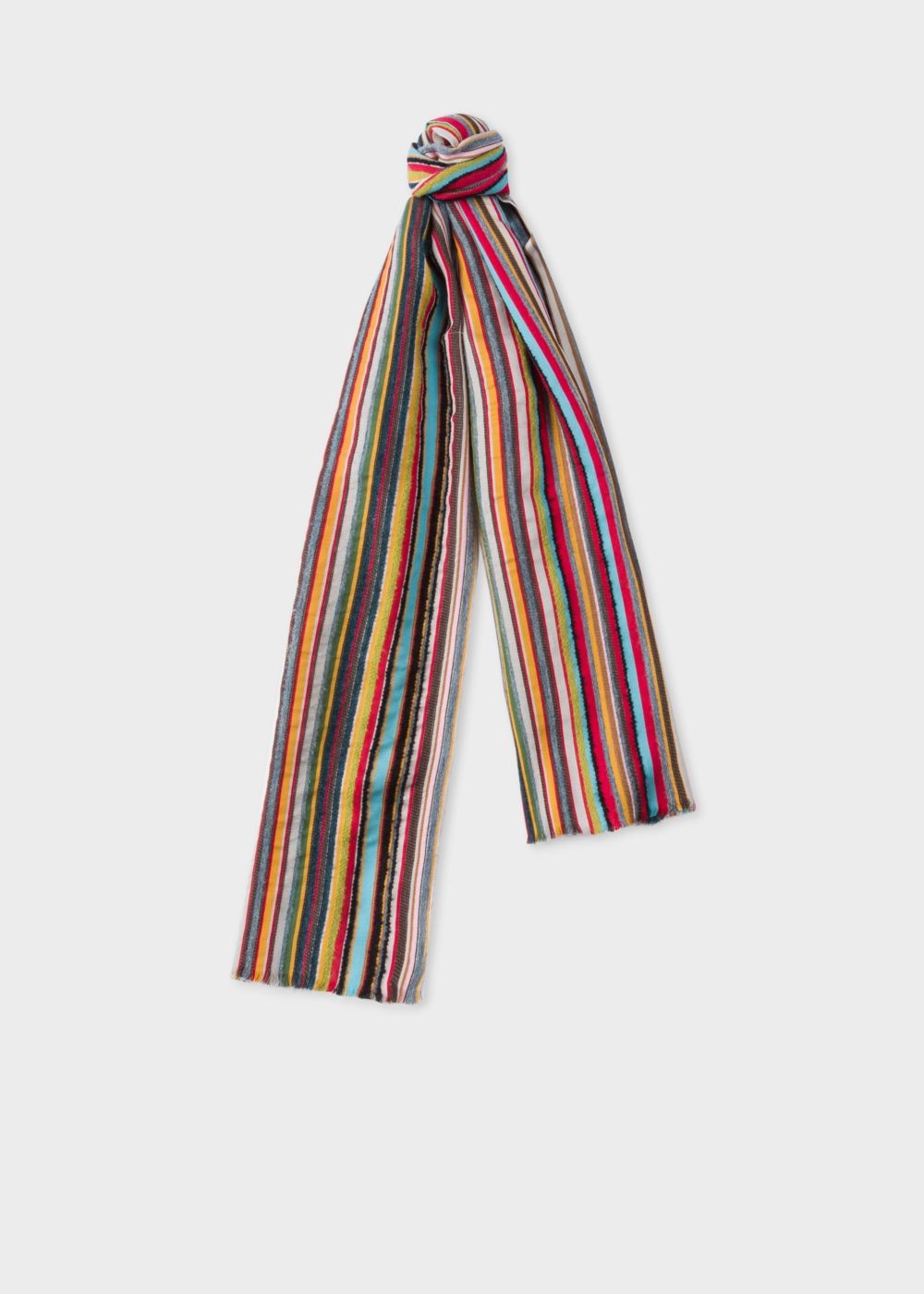 Paul Smith Men's Signature Stripe Textured Scarf