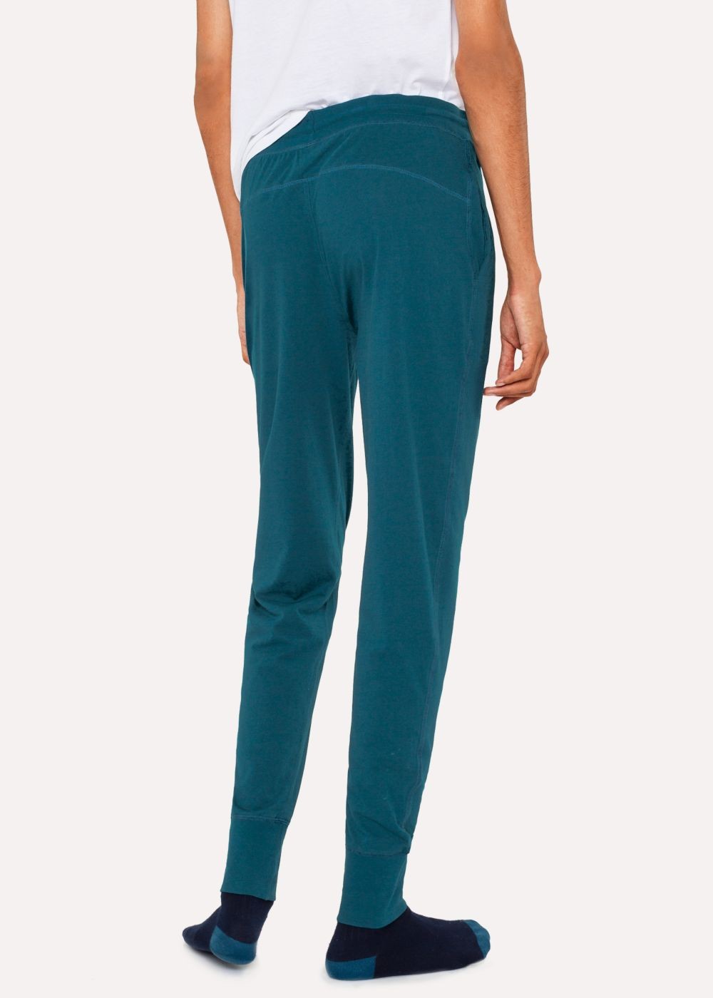 Paul Smith Mens's Teal Jerseys Cotton Lounge Pants
