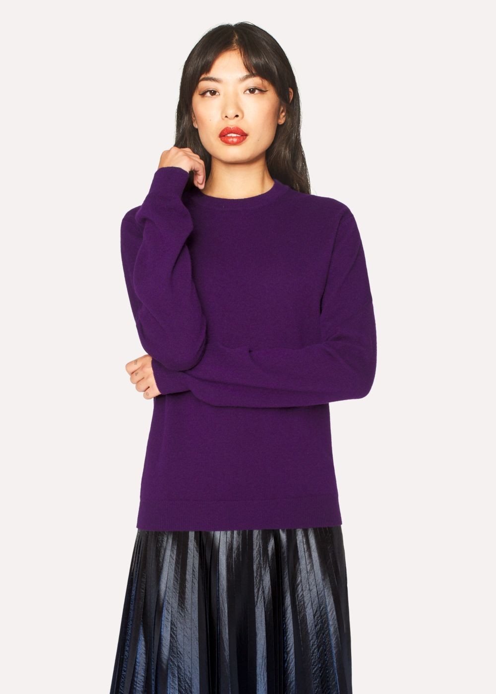 Paul Smith Women's Violet Cashmere Sweater