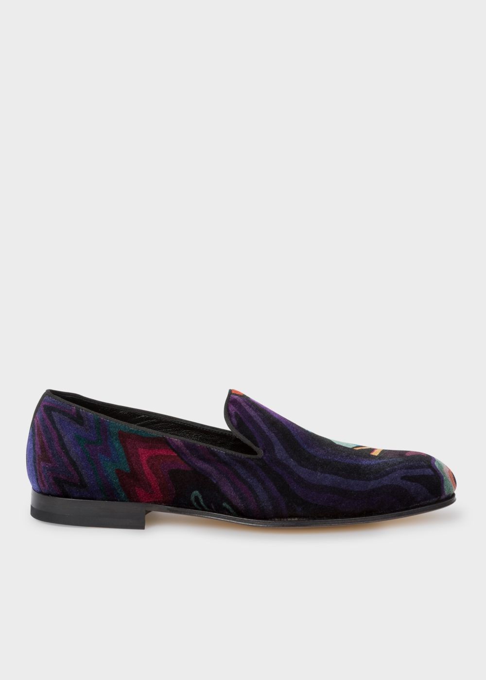 Paul Smith Men's Velvet 'dreamer' Print 'rudyard' Loafers Sneakers
