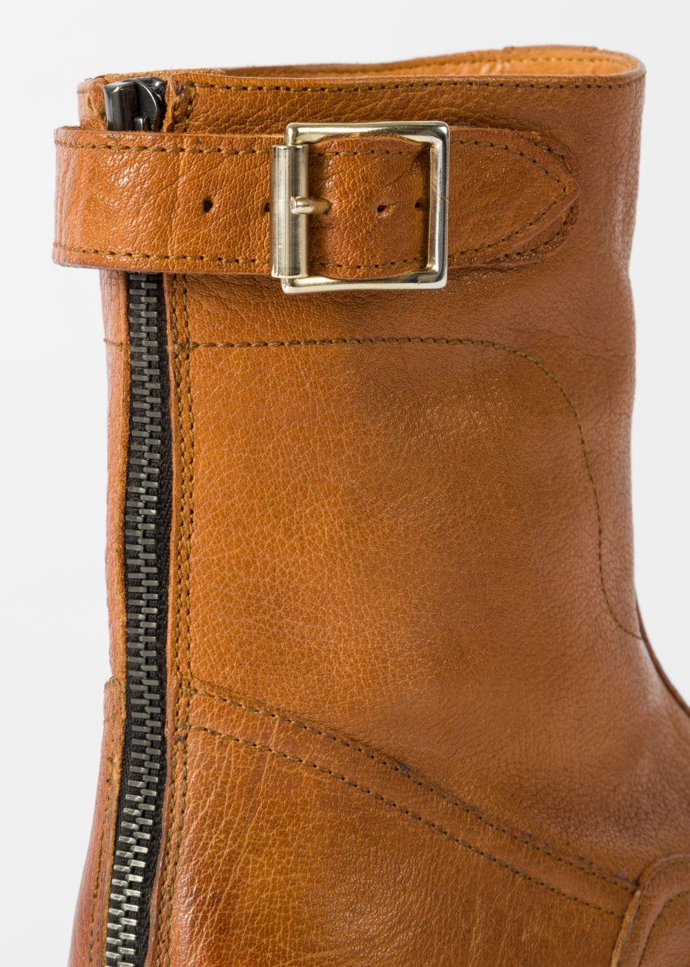 Paul Smith Lady's Tan Leather 'thunder' Boots
