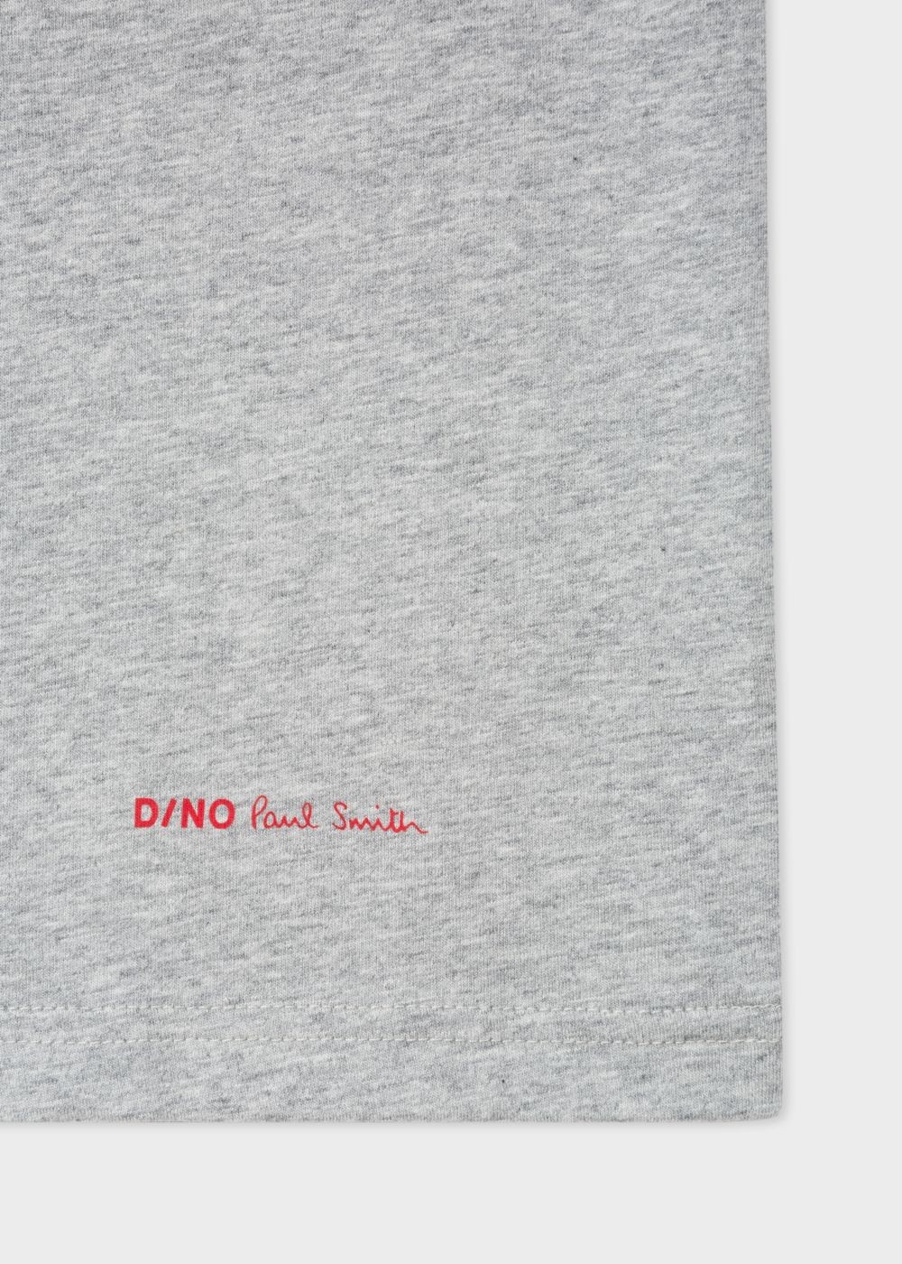 Paul Smith Men's Grey Large Green 'dino' Print Cotton T-Shirts
