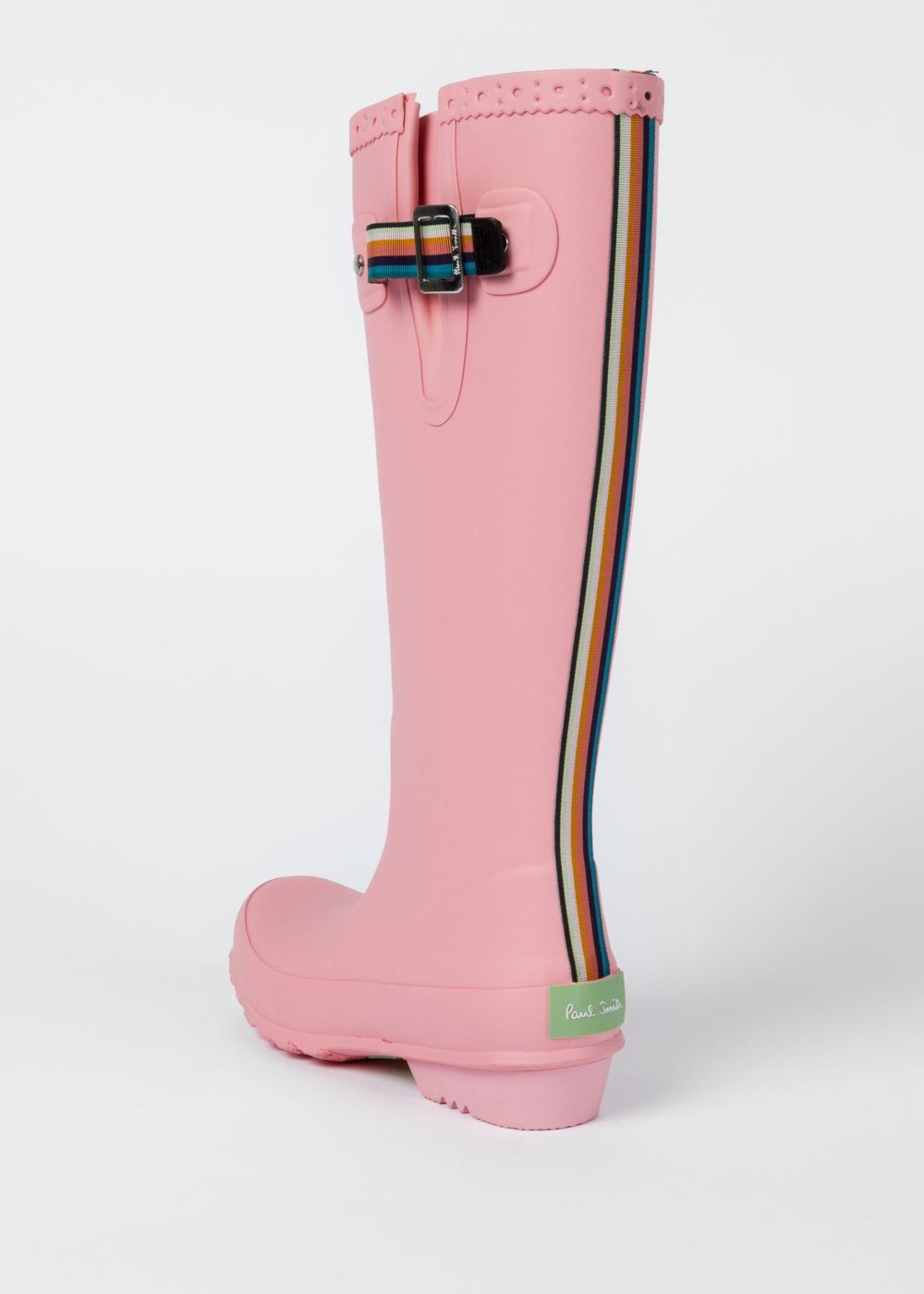 Paul Smith Lady's Pink Rubber 'idella' Wellington Boots