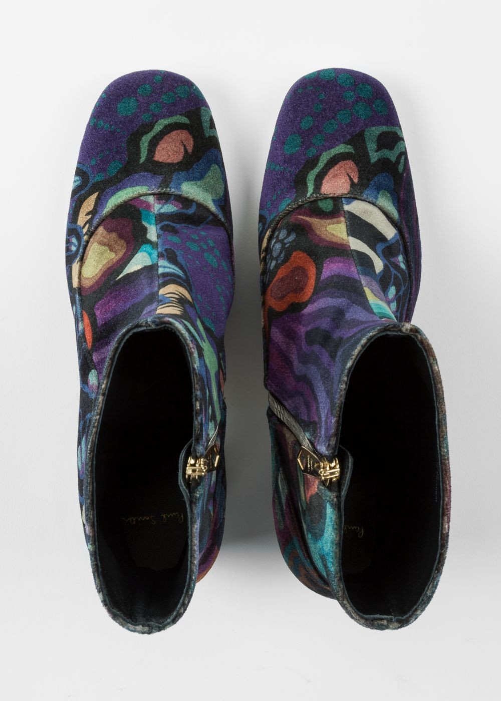 Paul Smith Women'S 'dreamer' Print Velvet 'Nira' Boots