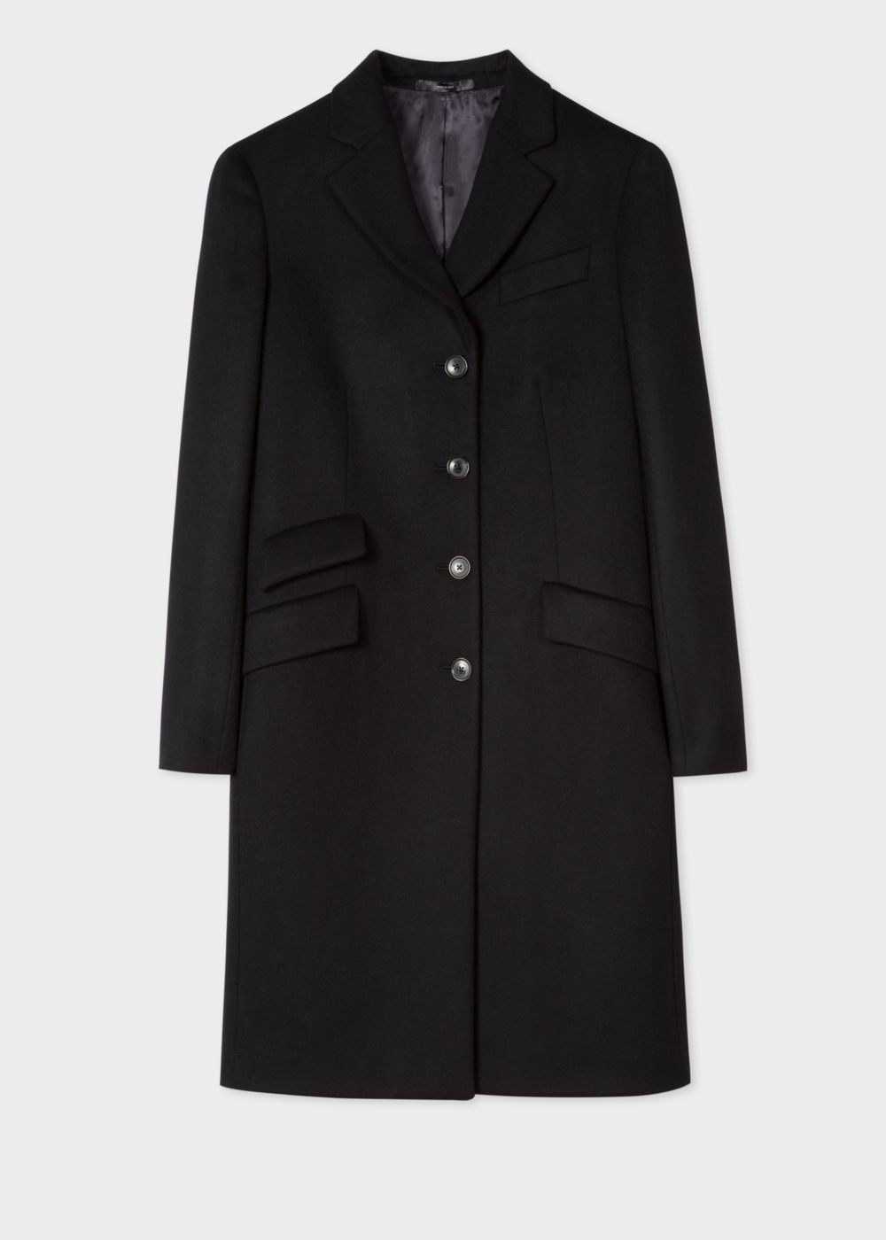 Paul Smith Women's Black Wool And Cashmere-Blend Epsom Jackets