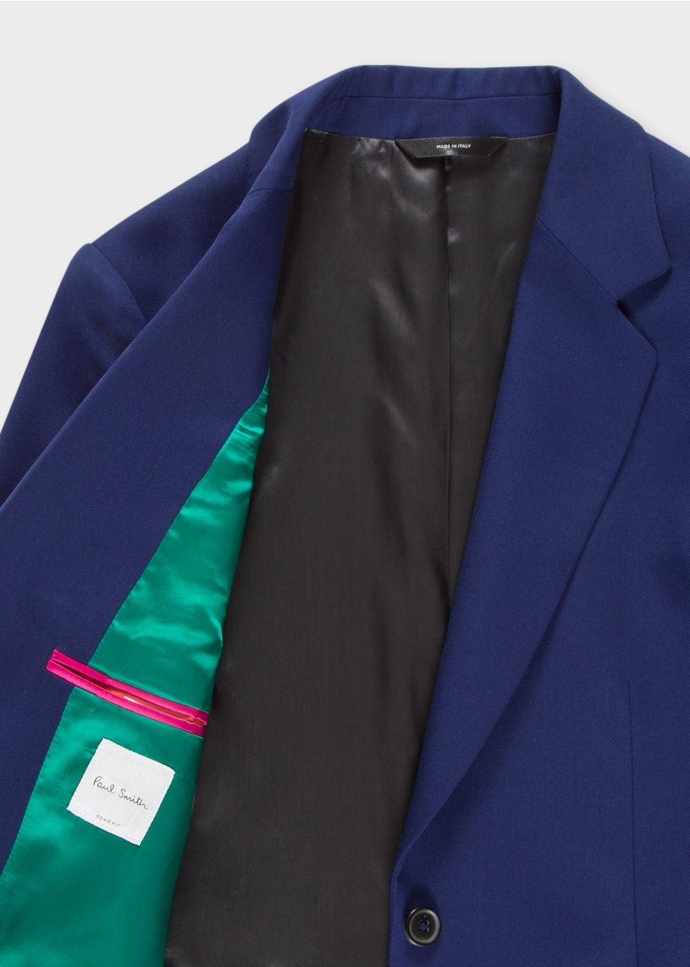 Paul Smith A Suit To Travel In - Womens's Indigo Two-Button Wool Blazer