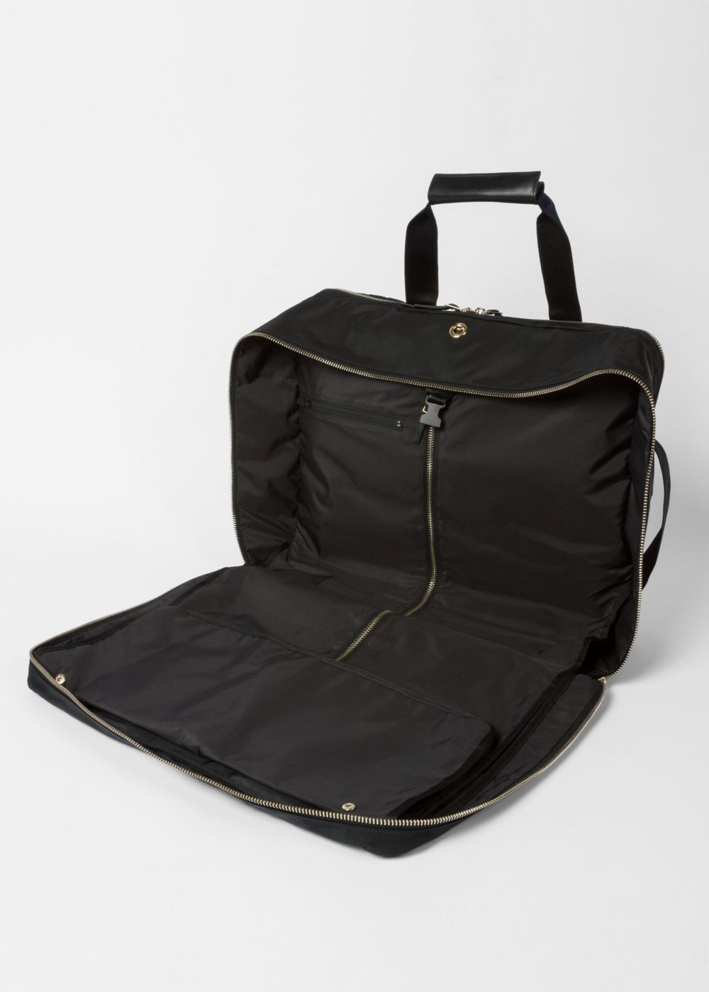 Paul Smith Men's Black Webbing Stripe Suit Carrier