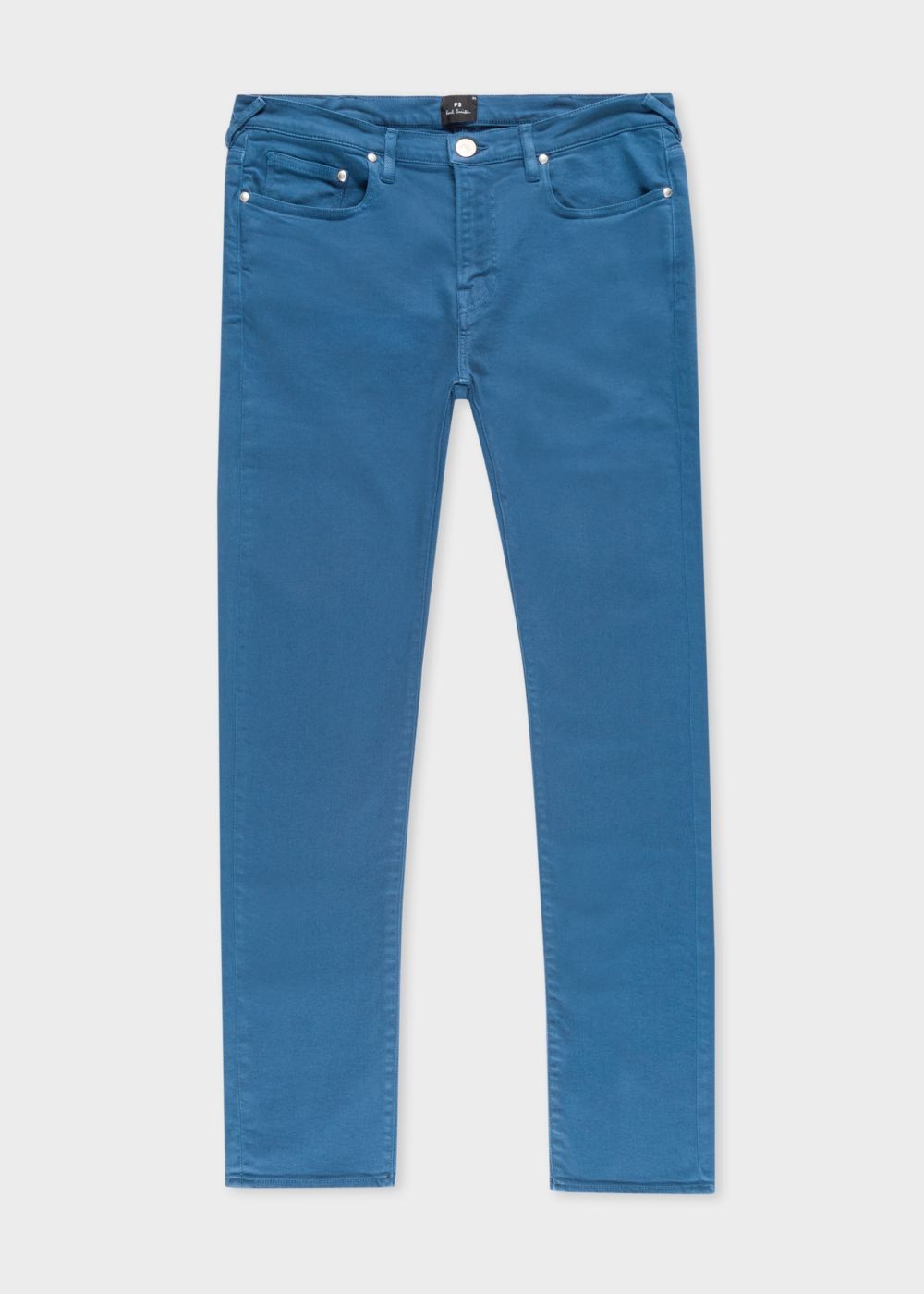 Paul Smith Mens's Slim-Fit Blue Garment-Dye Jeans