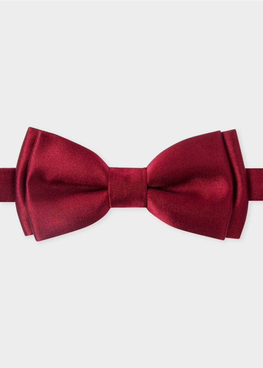 Paul Smith Men's Burgundy Soft Silk Bow Tie