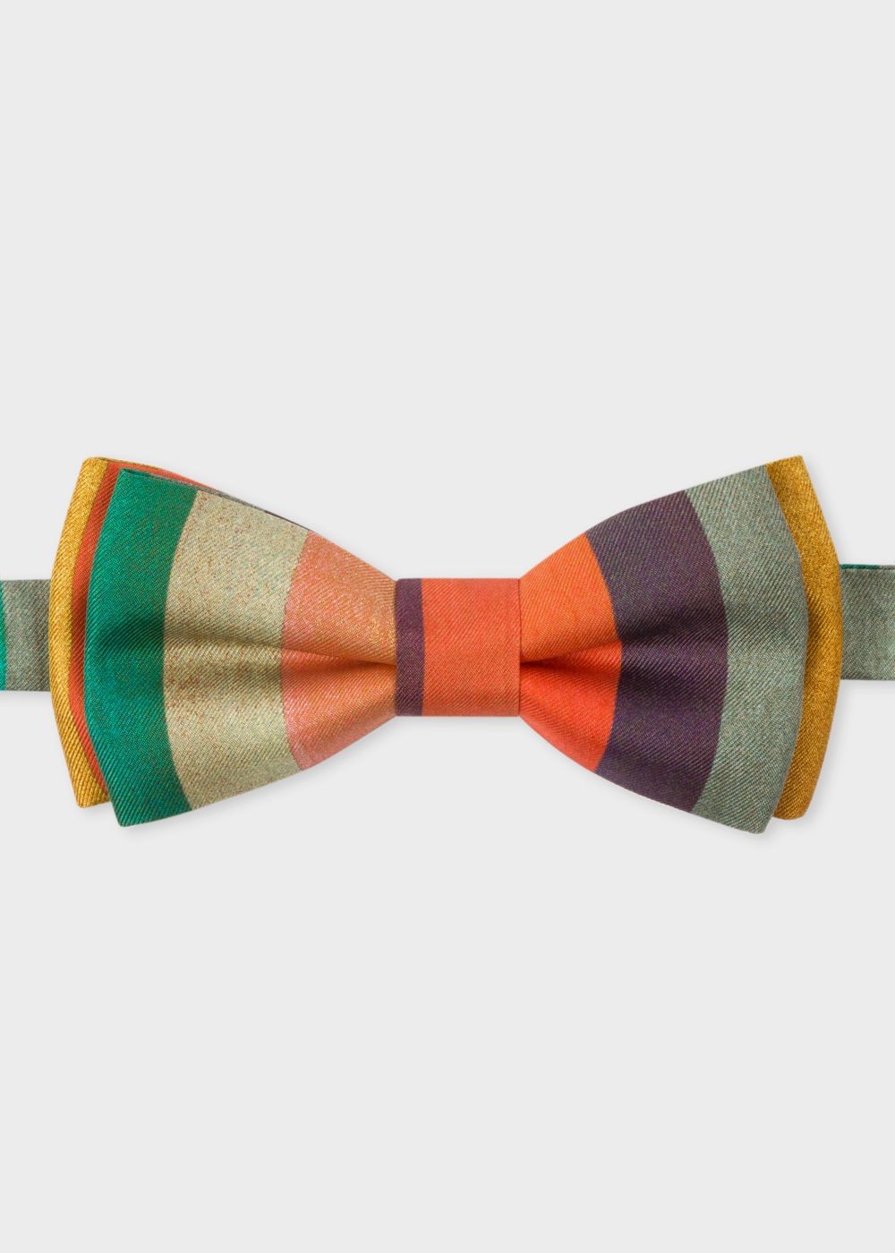 Paul Smith Men's 'artist Stripe' Silk Bow Tie
