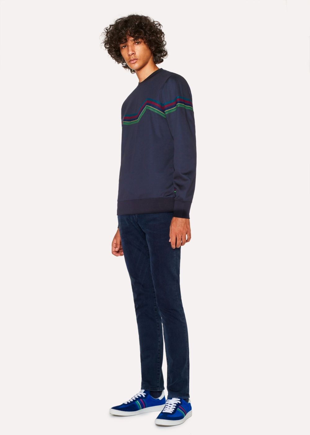 Paul Smith Men's Cobalt Blue 'yuki' Trainers
