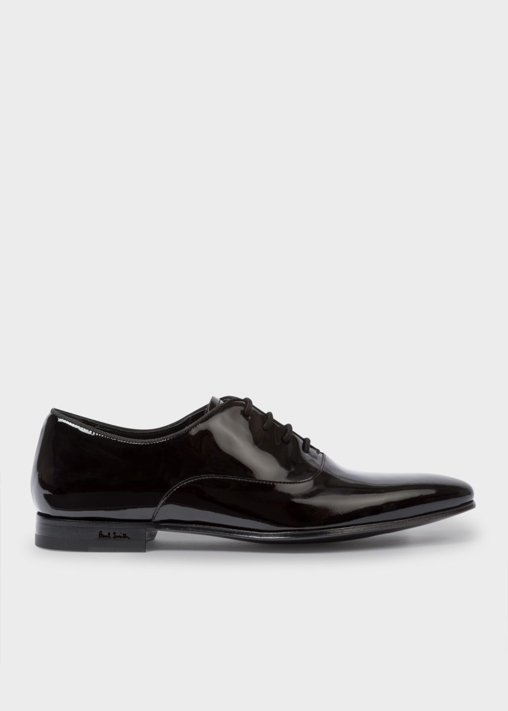 Paul Smith Men's Black Patent Leather 'fleming' Oxford Shoes