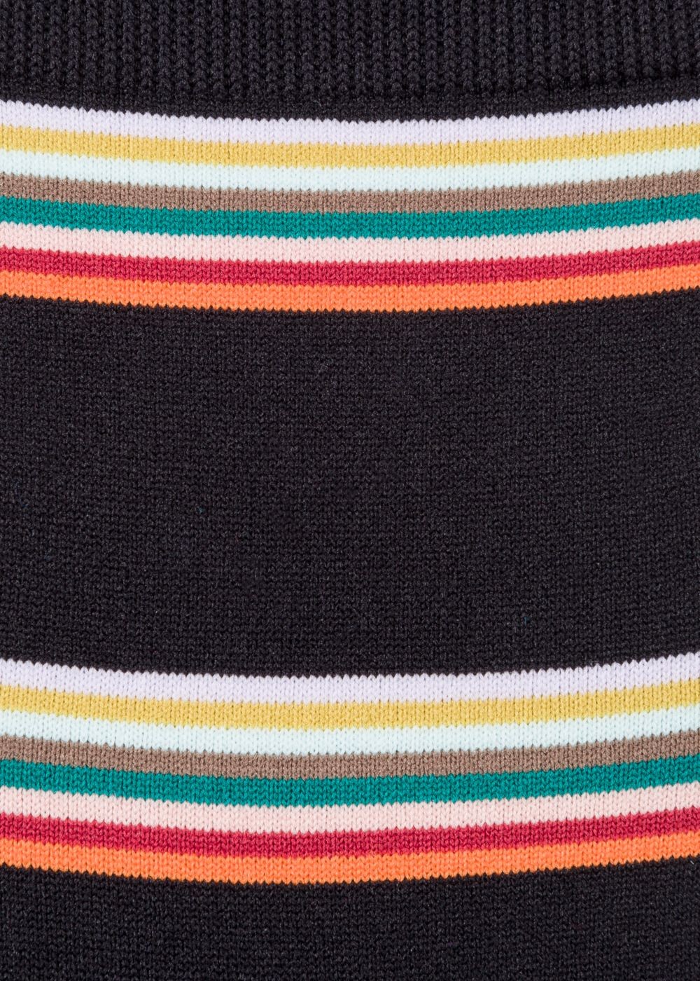 Paul Smith Men's Black Block-Stripe Cycling Socks