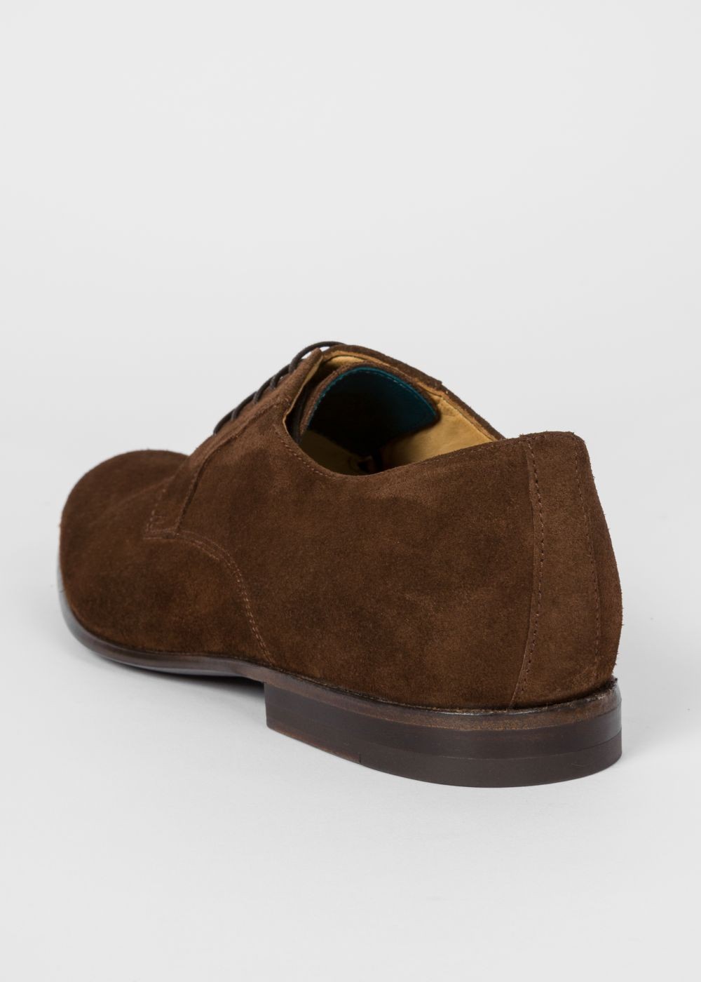 Paul Smith Mens's Chocolate Brown Suede Leather 'gould' Derby Shoe