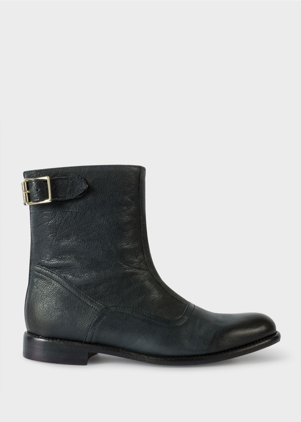 Paul Smith Women's Navy Leather 'thunder' Boots