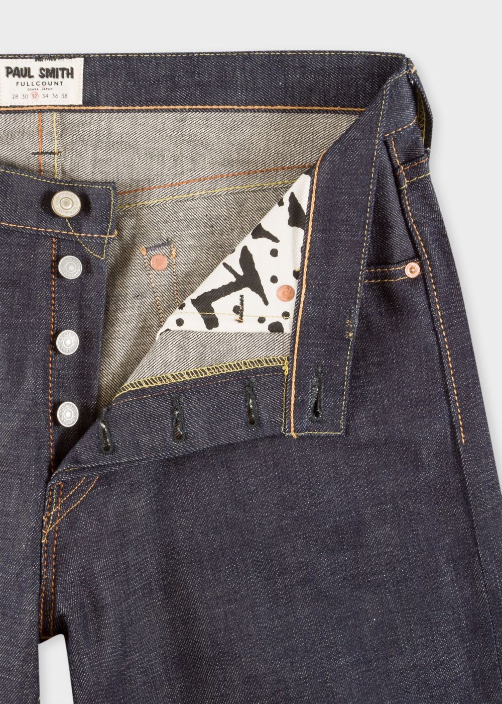 Paul Smith X Fullcount - Tapered-Fit 13Oz Indigo Selvedge Denim Jeans Men