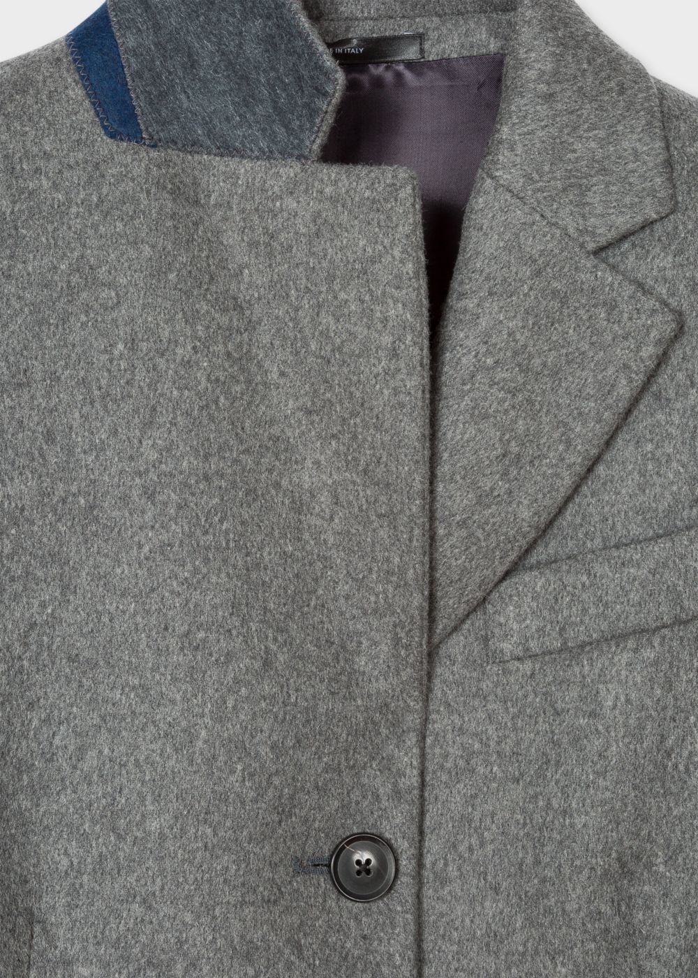 Paul Smith Women's Grey Wool And Cashmere-Blend Epsom Coat