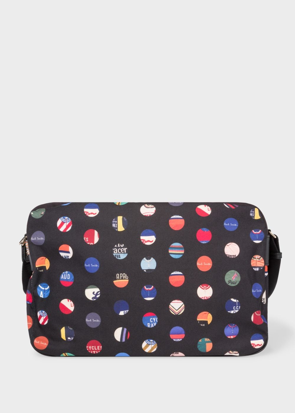 Paul Smith Men's 'cycle Dot' Print Canvas Messenger Handbag