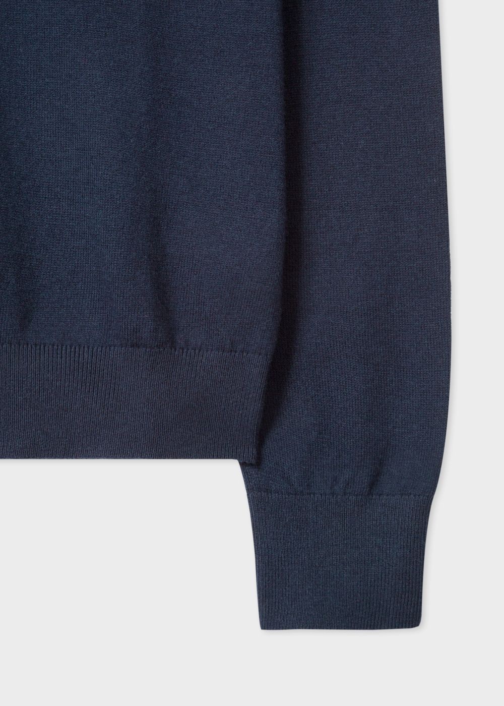Paul Smith Men's Dark Navy Zebra Logo Cotton-Blend Sweater