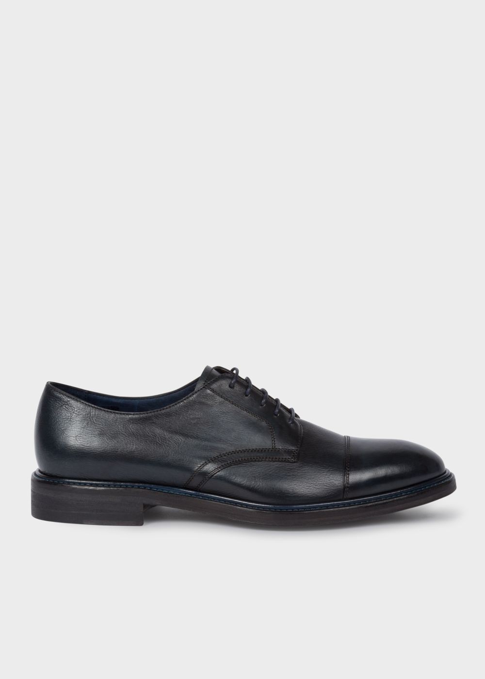 Paul Smith Mens's Dark Navy Leather 'rosen' Derby Sneakers