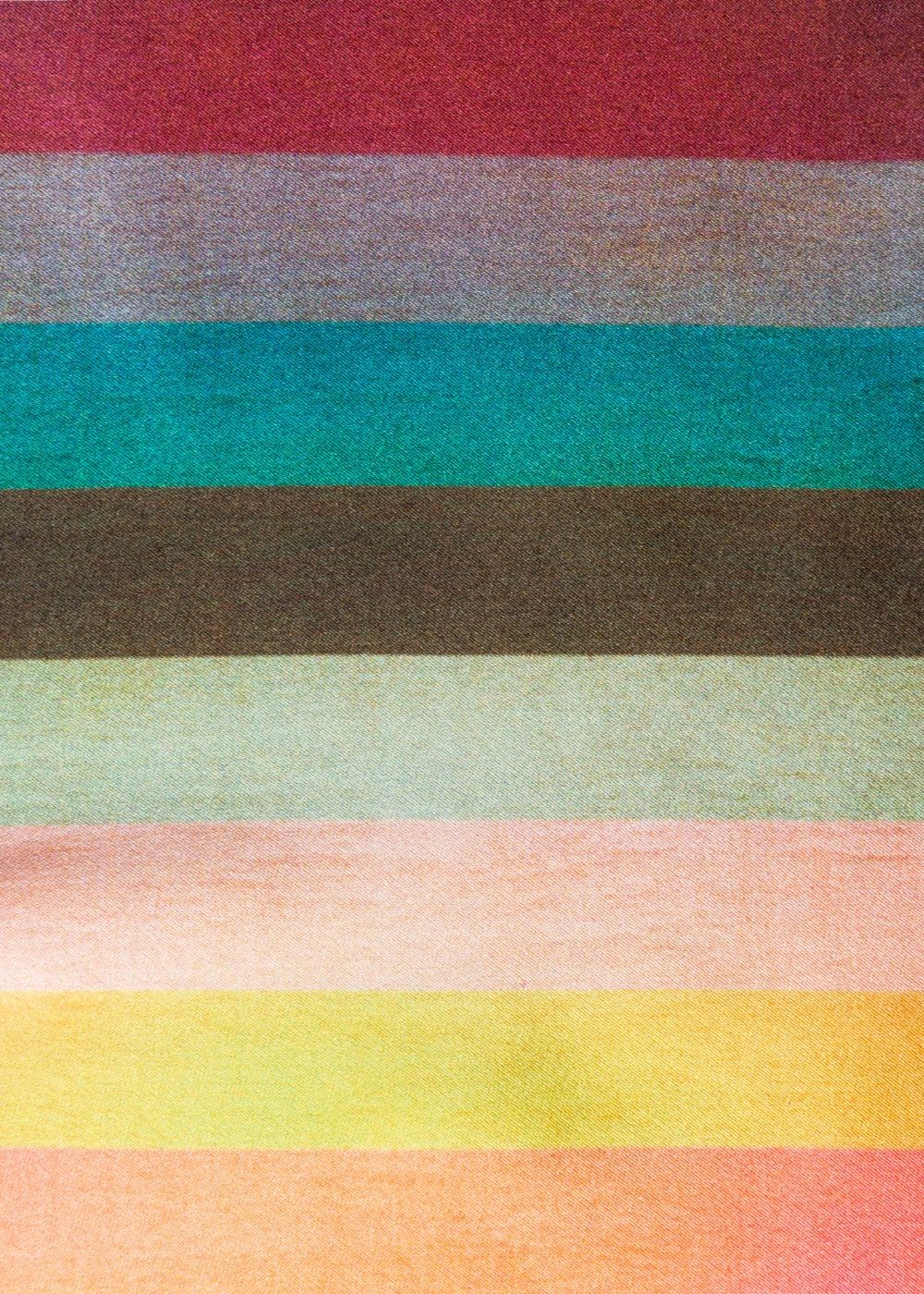 Paul Smith Men's Large 'artist Stripe' Silk Pocket Square Accessories