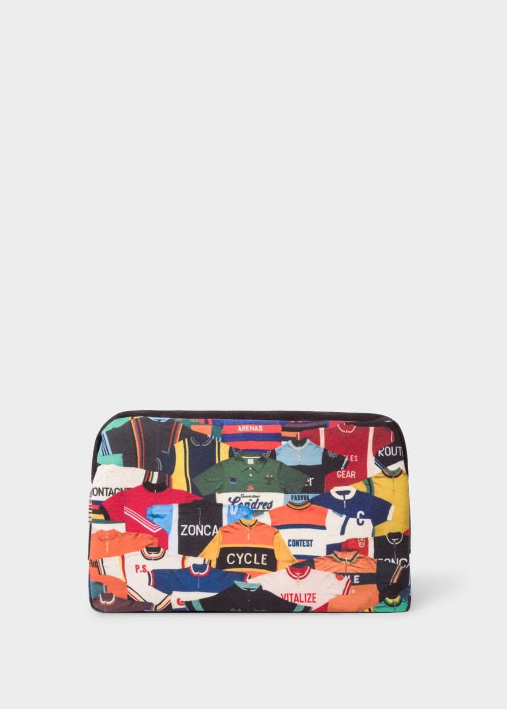 Paul Smith Mens's 'cycling Jersey' Print Canvas Wash Bags