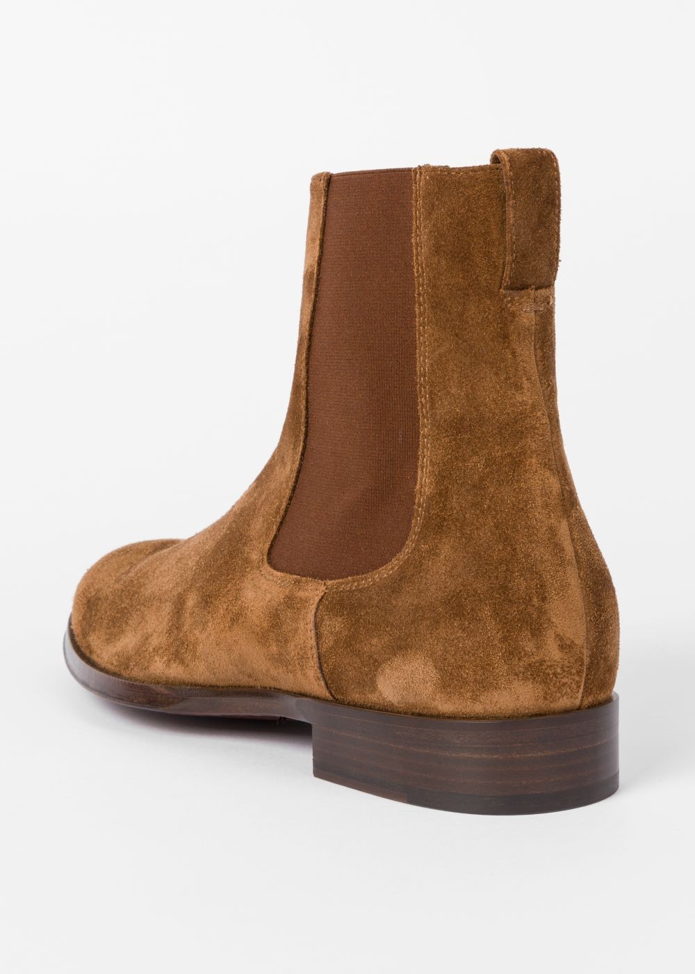 Paul Smith Men's Brown Suede 'joyce' Chelsea Boots