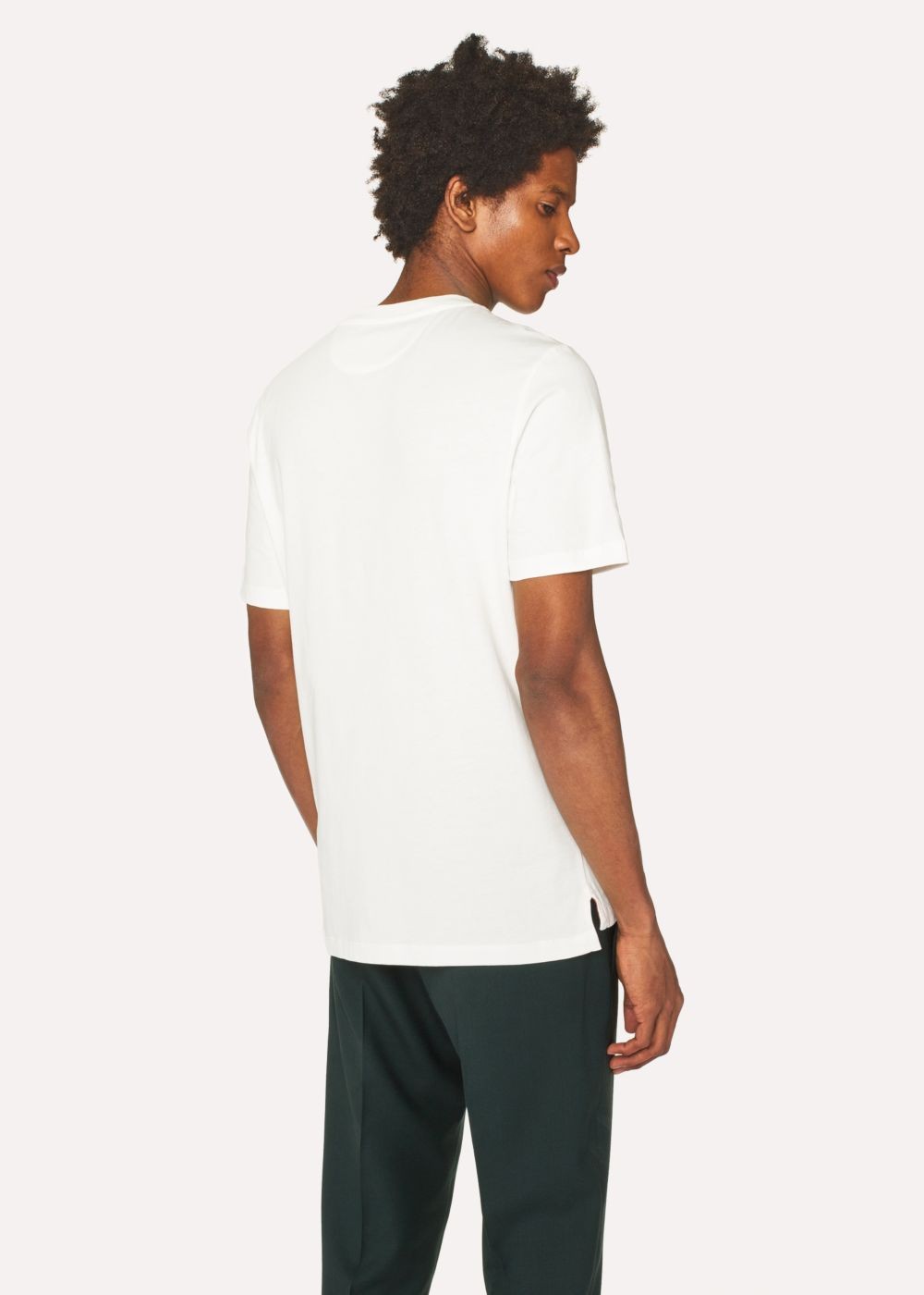 Paul Smith Men's White Tees With Cherry Motif