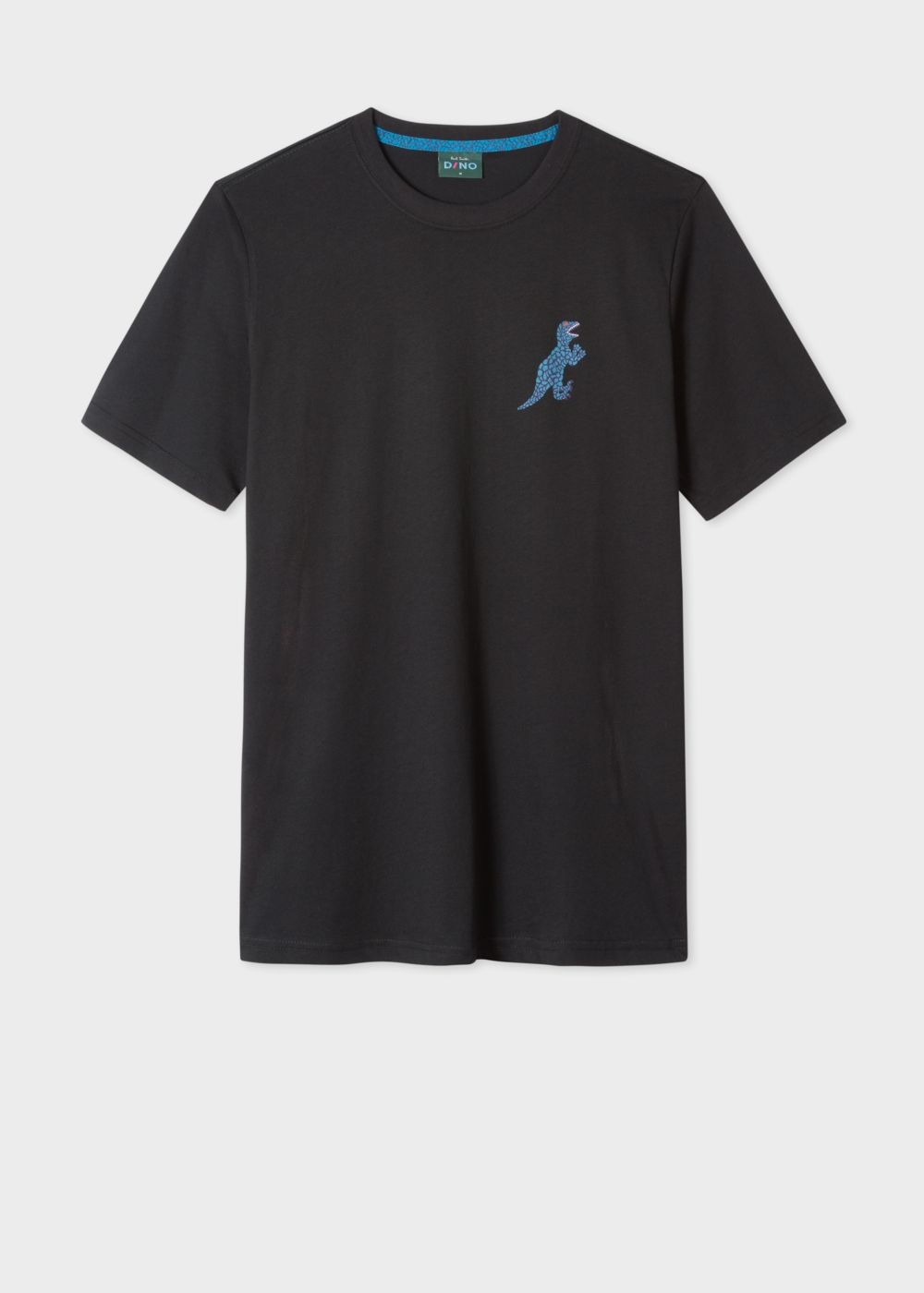 Paul Smith Men's Black 'dino' Print Organic-Cotton Tee