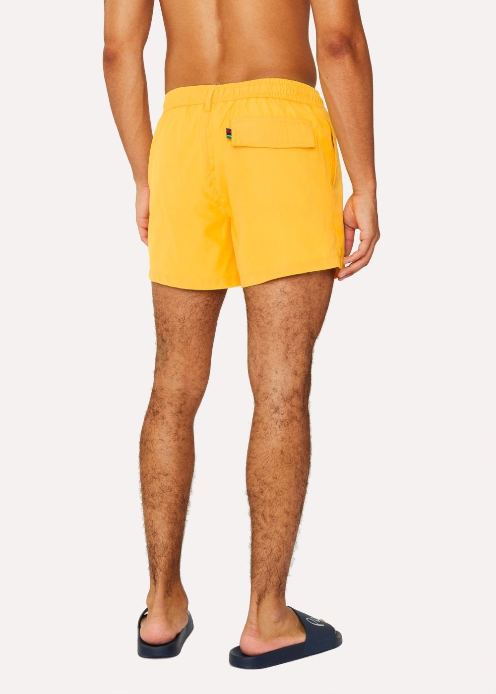 Paul Smith Mens's Yellow Zebra Logo Swim Shorts