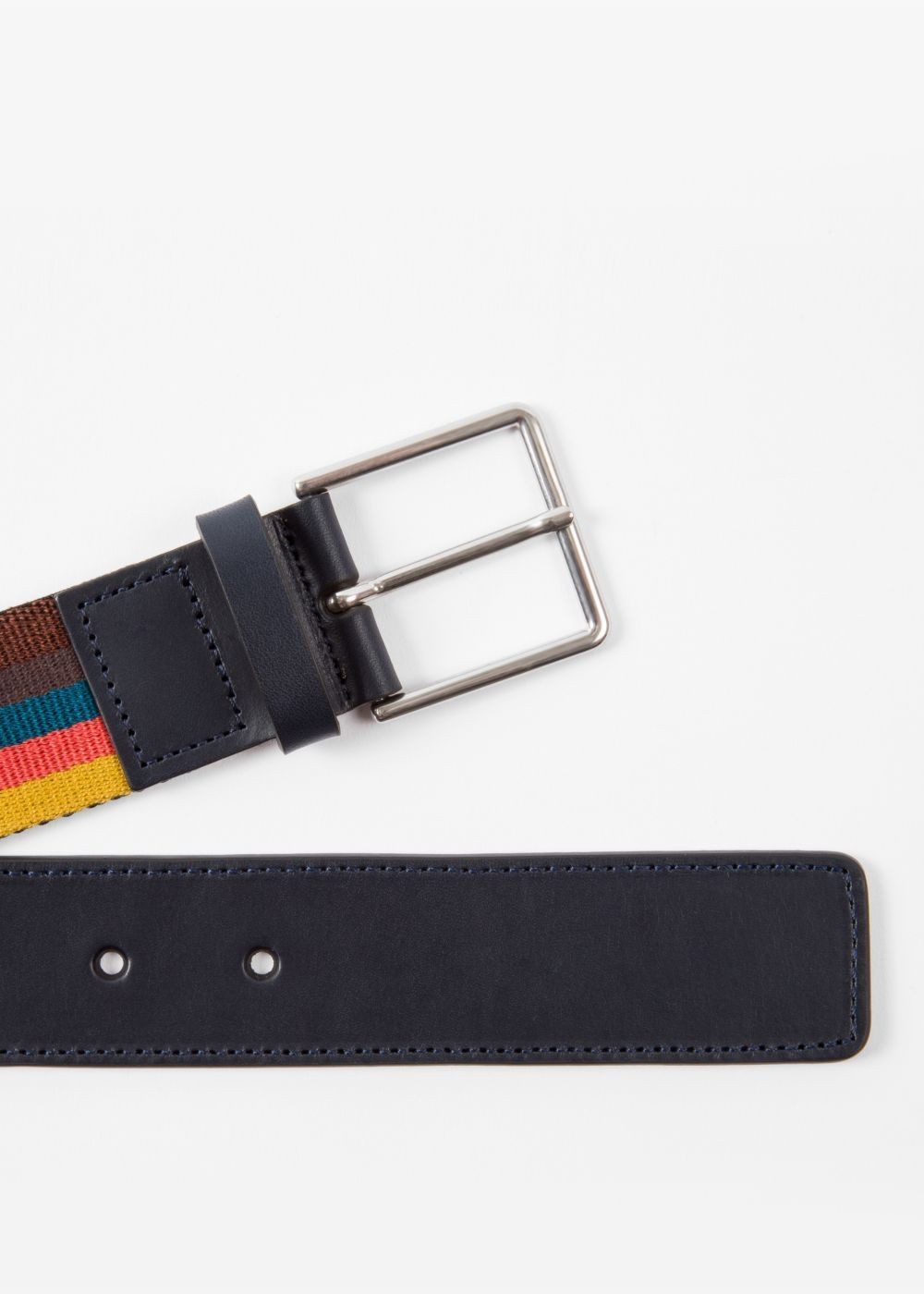 Paul Smith Men's 'artist Stripe' Webbing Belt
