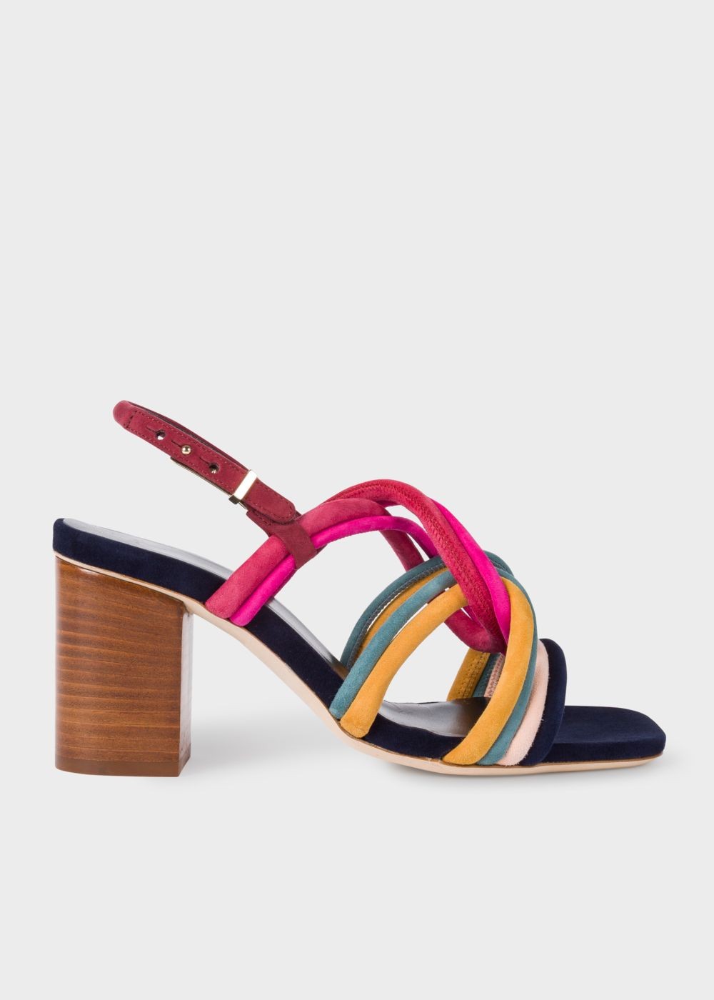 Paul Smith Women's Multi-Coloured Suede 'carla' Sandals