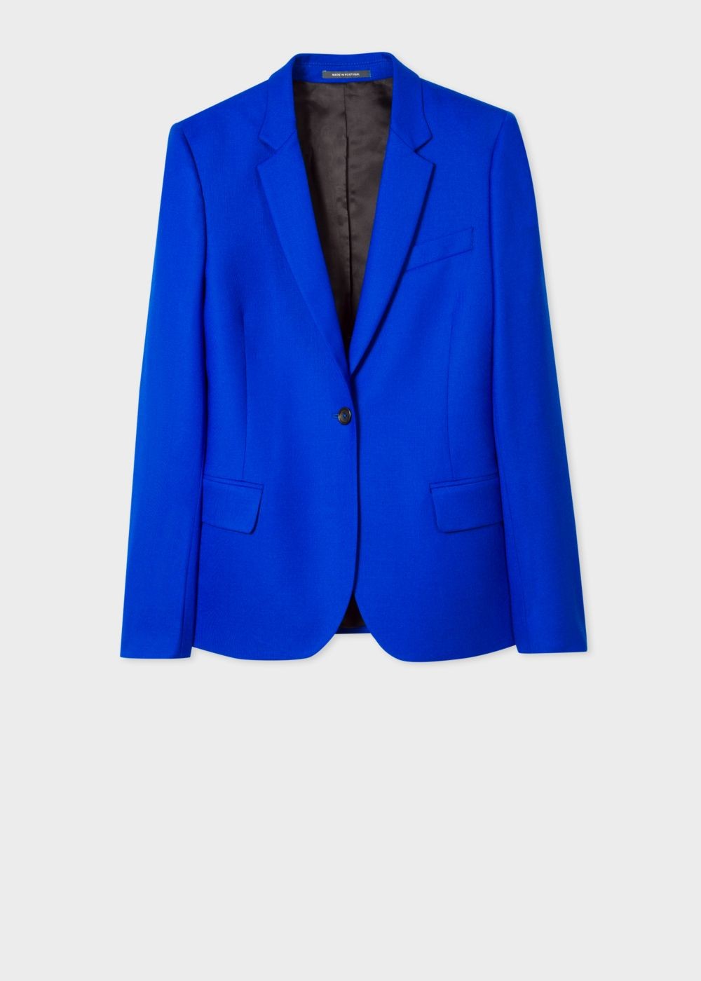 Paul Smith Womens's Indigo Wool-Hopsack Blazer With 'acapulco' Lining