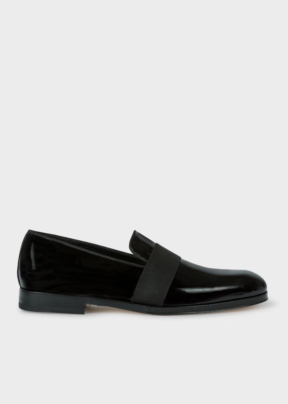 Paul Smith Mens's Black Patent Leather 'rudyard' Loafers Sneakers