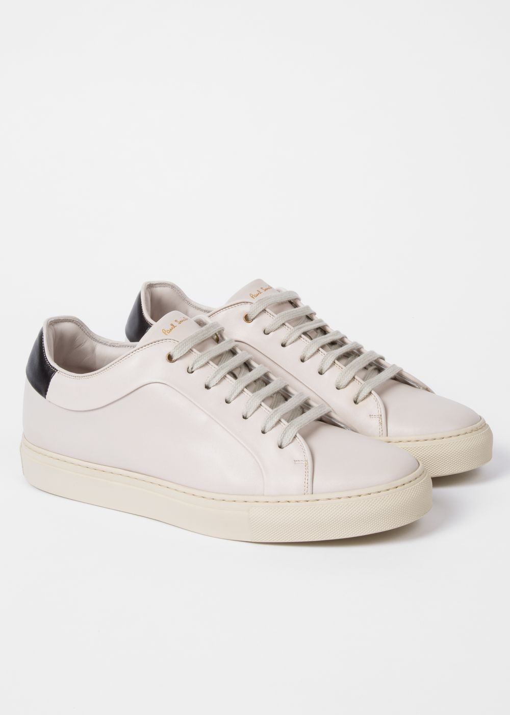 Paul Smith Men's Off-White Leather 'basso' Shoe