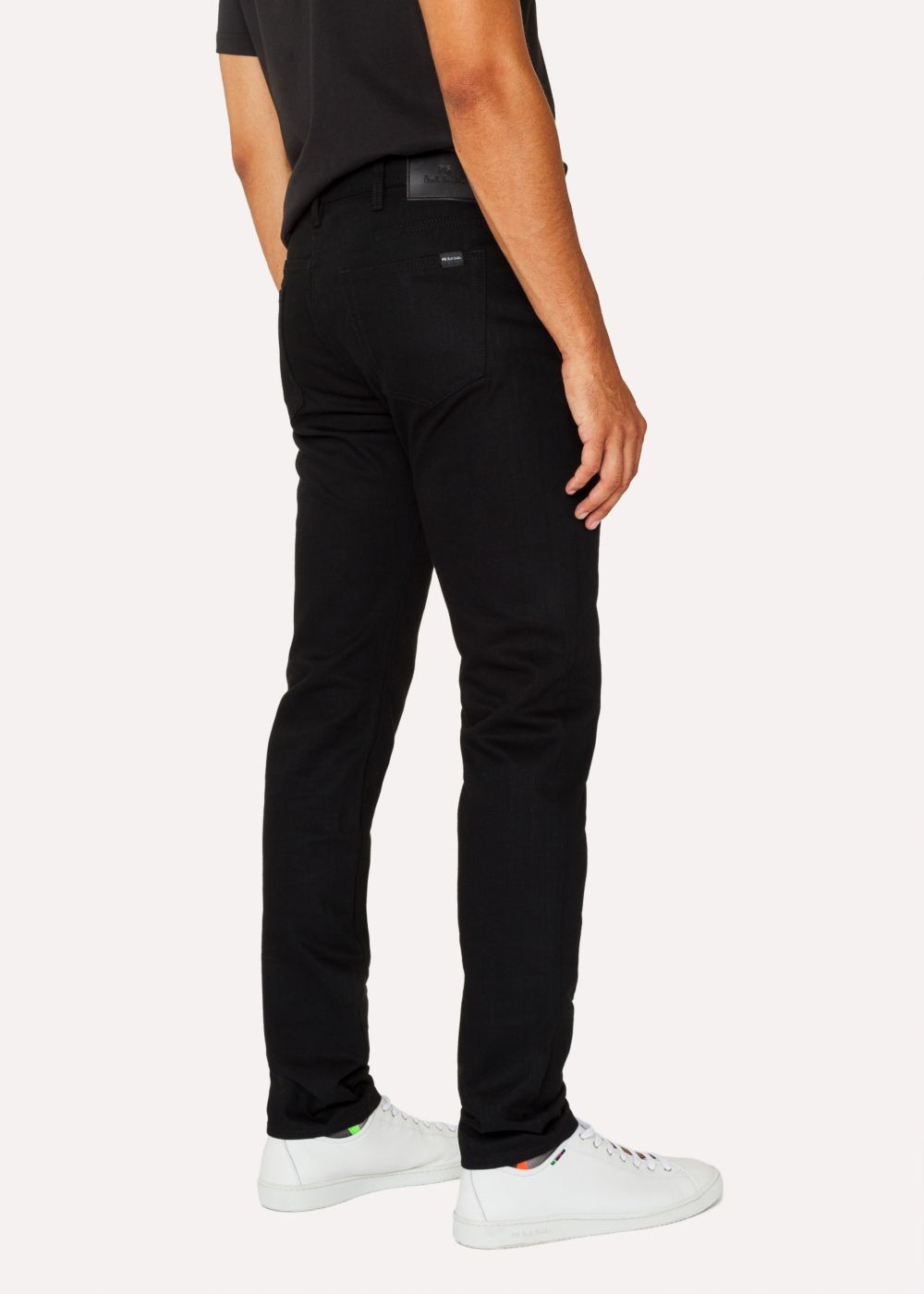 Paul Smith Men's Slim-Fit 12Oz 'super Black' Stretch-Denim Jeans