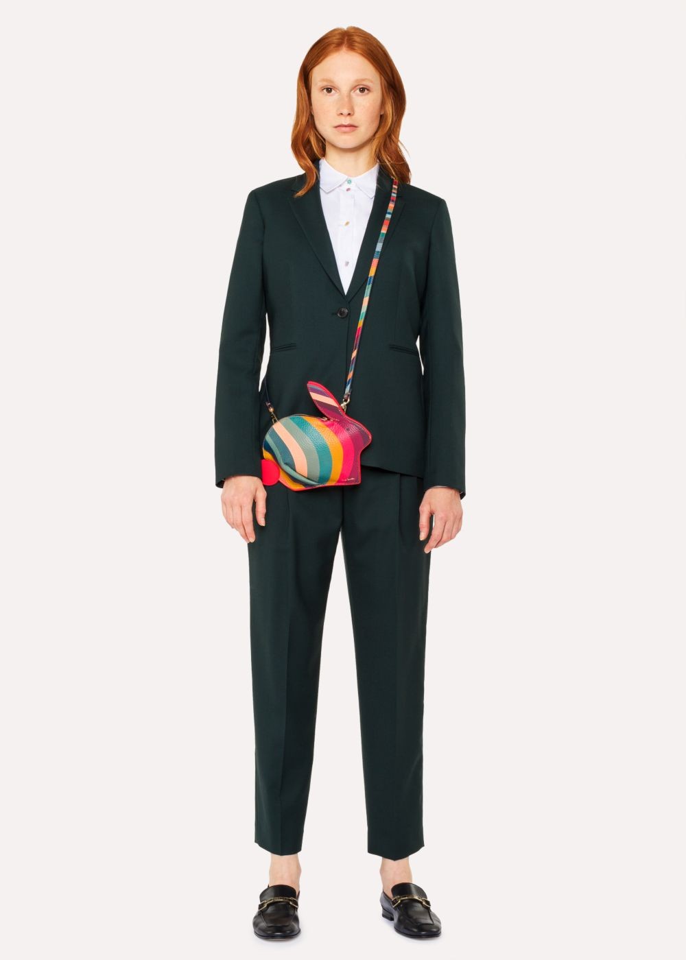 Paul Smith Women's 'swirl' Print Leather 'rabbit' Cross-Body HandBags