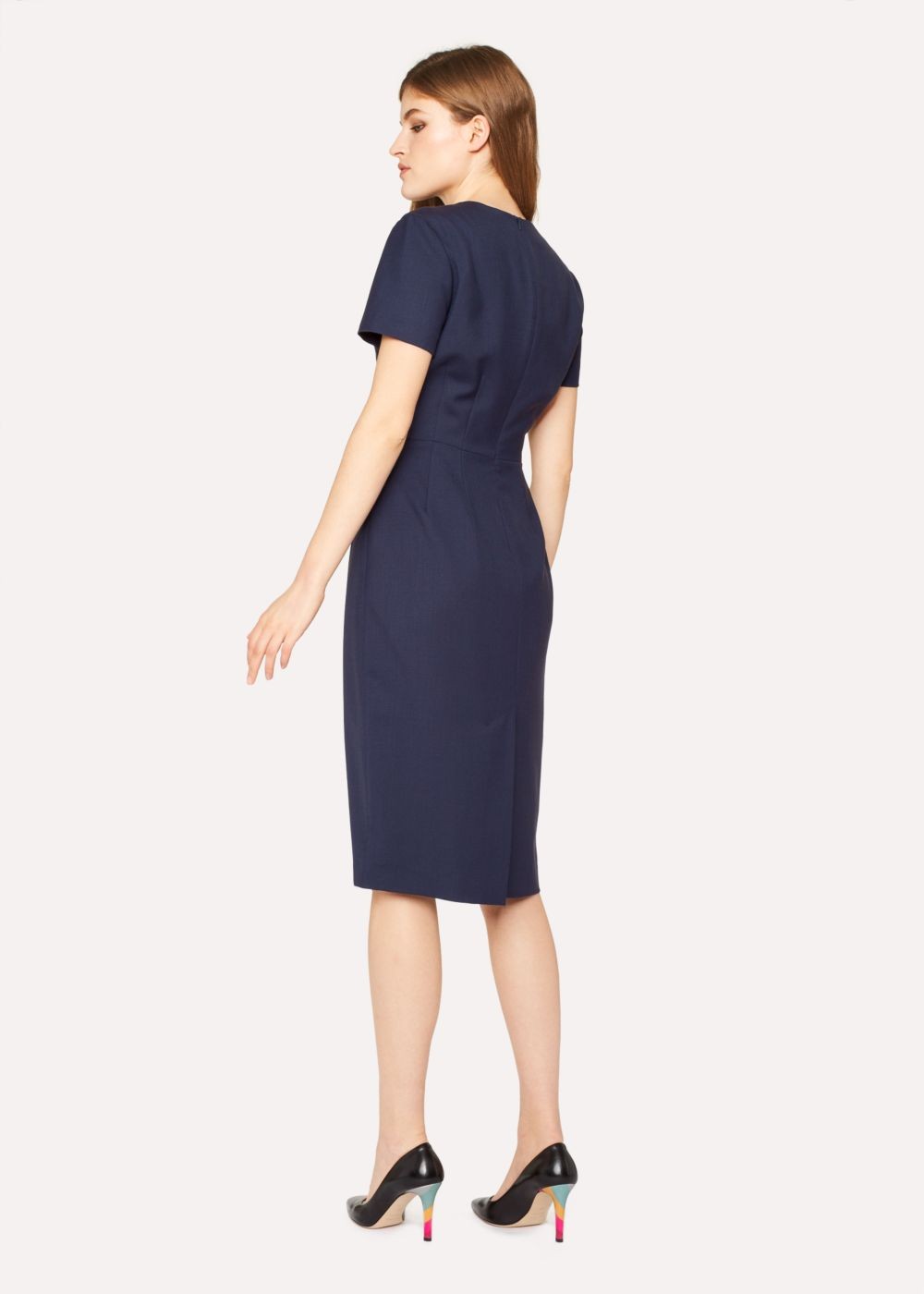 Paul Smith Lady's Navy Wool-Twill 'a Dress To Travel In'